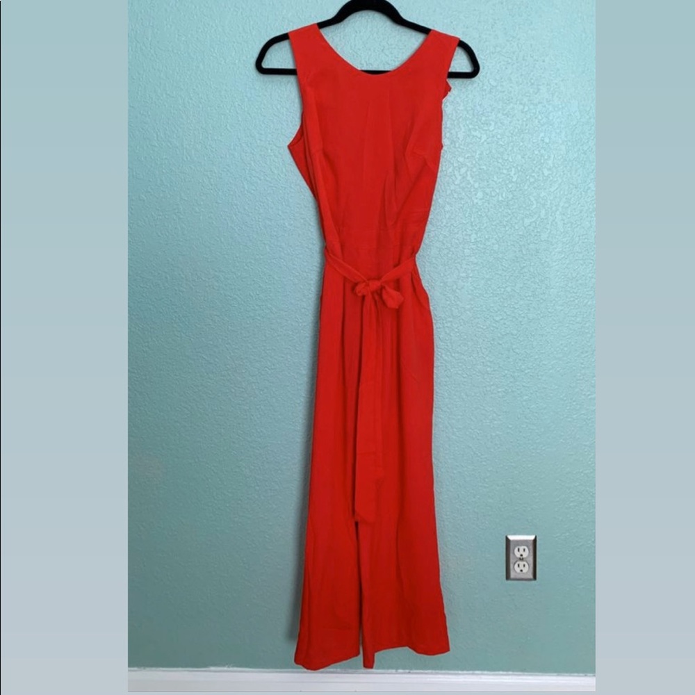 Bebe Red Romper, size S, new condition